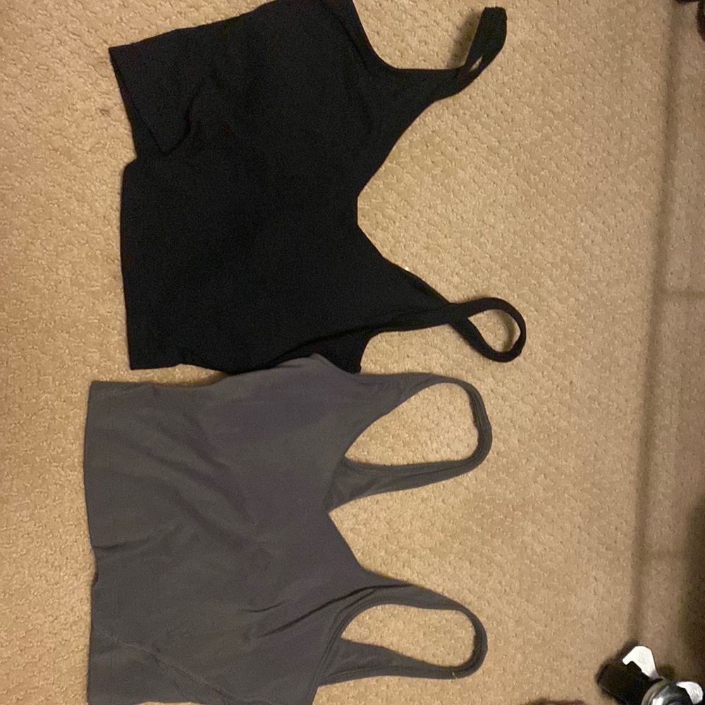 Set of two lulu dupe tank tops gently used